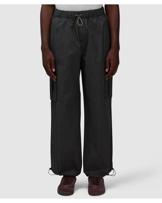 Brain Dead Black Gridded Flight Pant for men