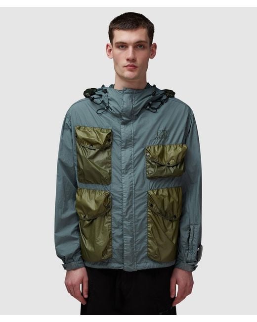 ジャケット・アウター C.P. Company Taylon Mixed Goggle Jacket C.P. Company Taylon L Mixed Goggle Jacket in Green for Men