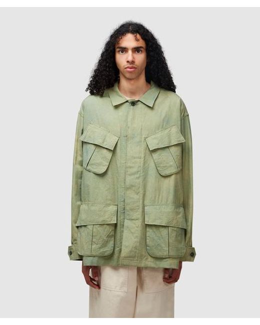 Engineered Garments Green Jungle Fatigue Jacket for men