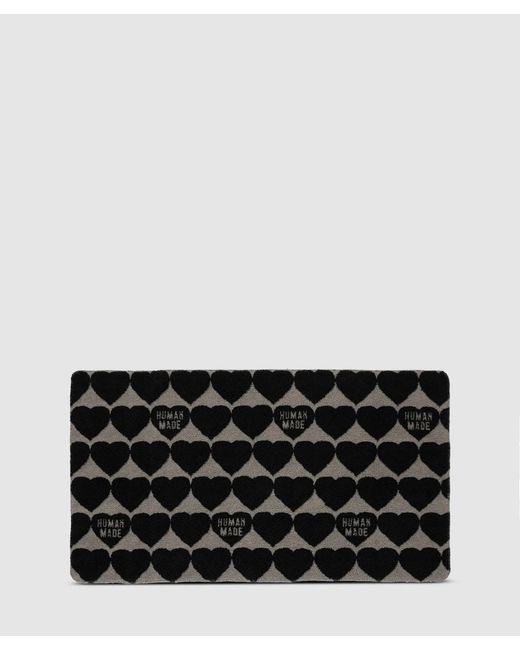 Human Made Heart Fleece Blanket in Black | Lyst
