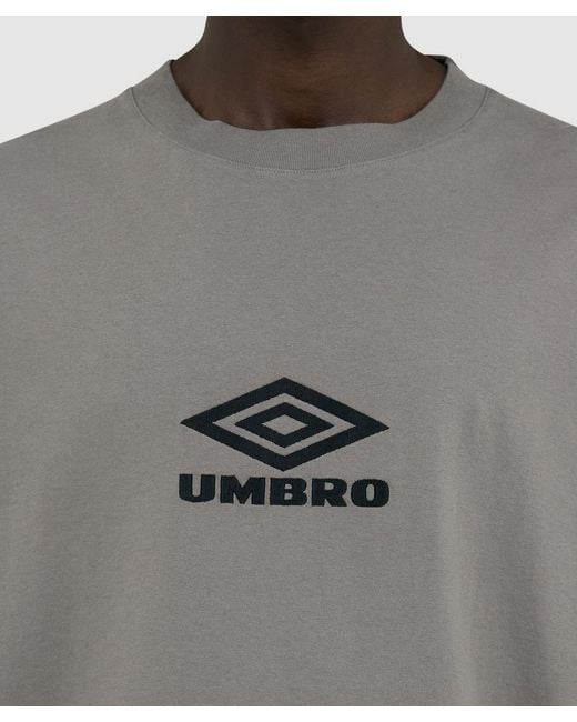 Umbro Gray X Slam Jam Og Logo T-Shirt (Smock for men