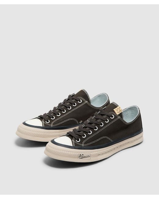 Visvim White Skagway Lo Canvas Sneaker (Faded for men