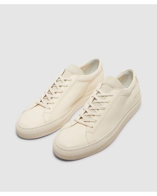 Common Projects Natural Achilles Premium Sneaker
