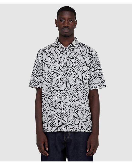 Universal Works Gray Road Shirt (Ecru for men