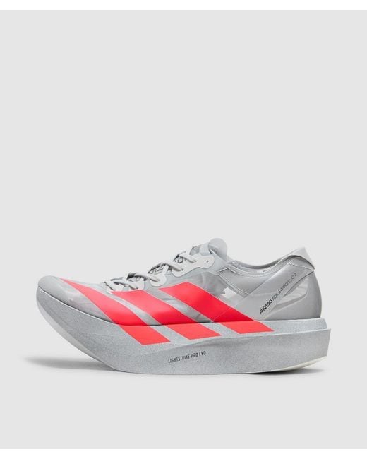 Adidas Originals Gray Adizero Adios Pro Evo 2 Sneaker Met/Lucid/ Two for men
