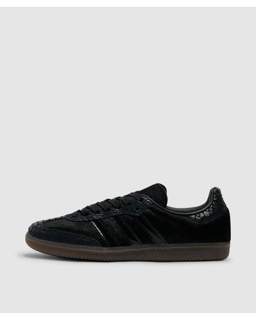 Adidas Black Samba Og 'Ponyhair' Sneaker (Core/Core/Off