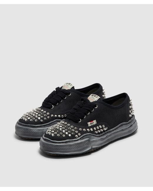 Maison Mihara Yasuhiro Baker Og Sole Studded Canvas Sneaker