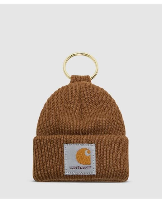 Carhartt Brown Mini Watch Hat Keychain (Hamilton