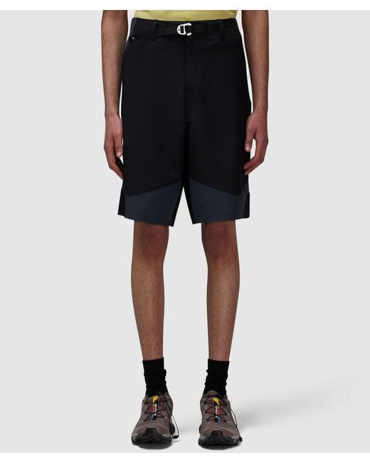 Purple Mountain Observatory Black Terrain Short for men