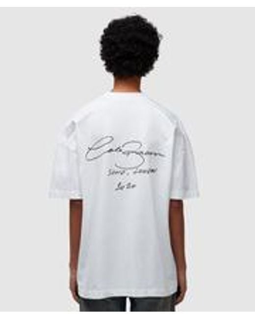 Cole Buxton White Signature T-shirt for men