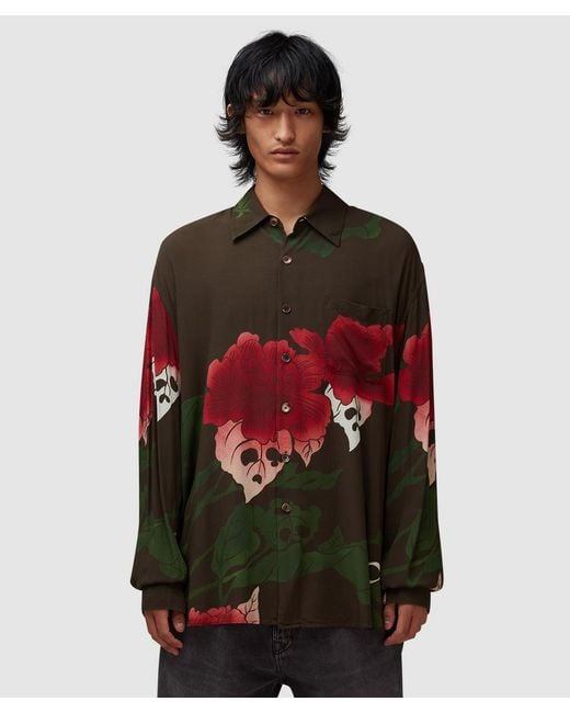 Our Legacy Red Above Shirt (Hell Of Ween Print for men