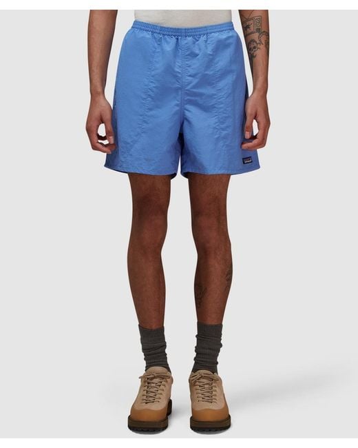 Patagonia Blue Baggies 5 Inch Short for men