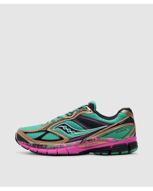 Saucony Green Progrid Guide 7 Sneaker /Bronze for men