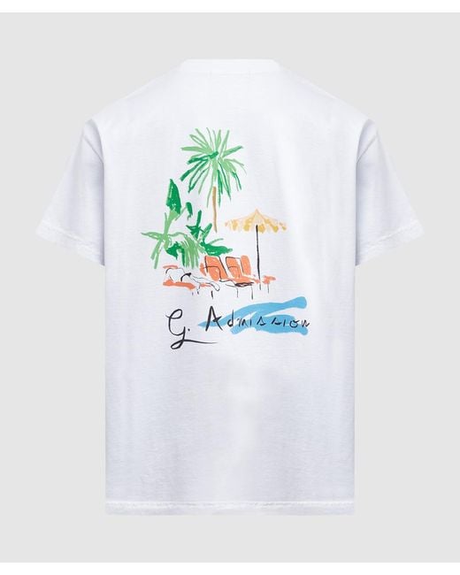 General Admission White Poolside T-shirt for men