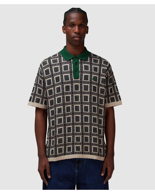 adidas X Brain Dead Polo T-Shirt in Black for Men | Lyst