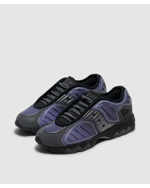 Saucony Blue Matrix Sneaker Fade for men