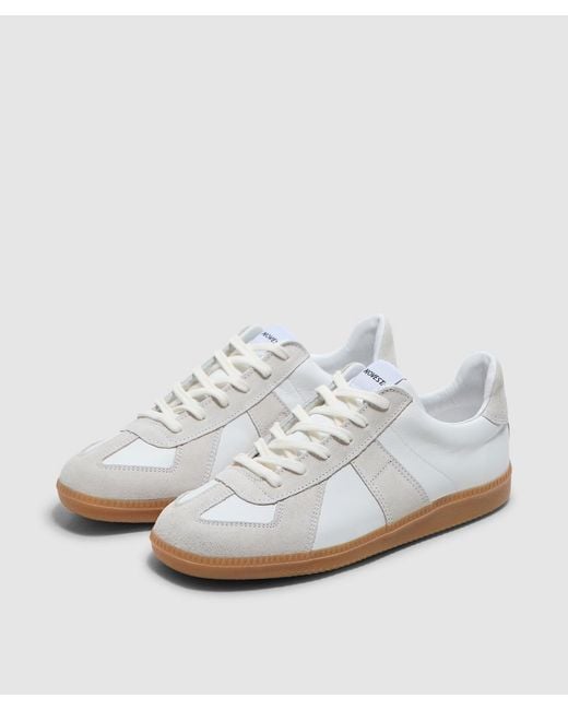 Novesta White Gat Leather Sneaker