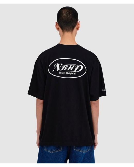 Neighborhood Black Nh Ss-5 T-Shirt for men