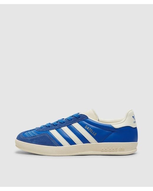 Adidas Blue Gazelle Indoor Sneaker /Cream/ Met