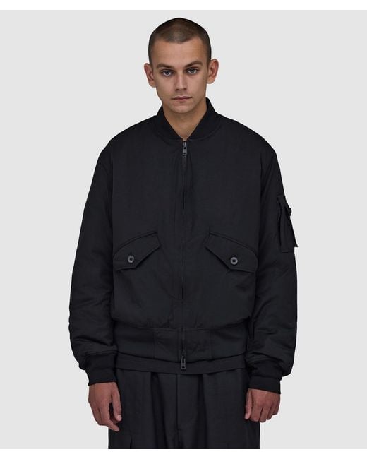Y-3 Blue Bomber Jacket for men