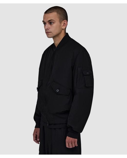 Y-3 Blue Bomber Jacket for men