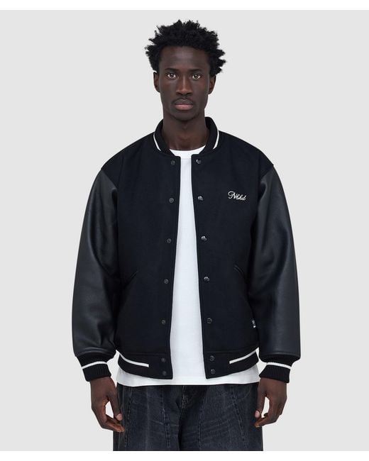 Neighborhood Blue Stadium Jacket for men