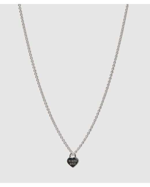 Human Made White Heart Necklace