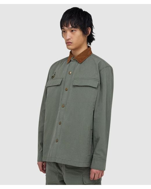 Barbour Green Spey Poplin Overshirt (Archive for men