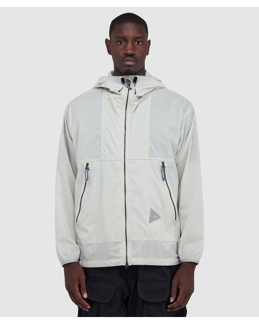 And Wander Gray Pertex Wind Jacket (Light for men