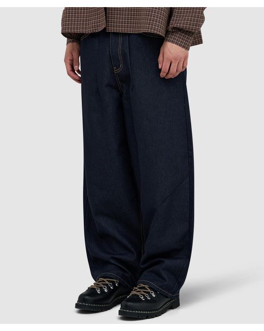 Estudio Niksen Raw Denim Balloon Jean in Blue for Men | Lyst