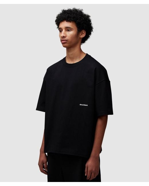 About Blank Black Box T-Shirt /Ecru