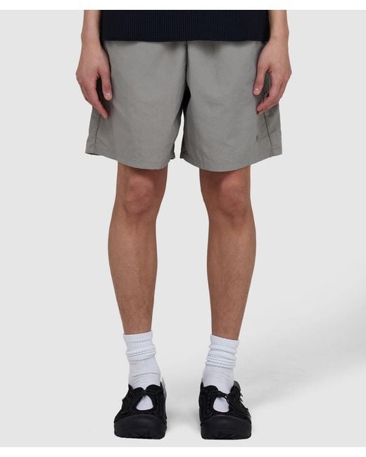 Goldwin Gray Nylon Short (Arid for men