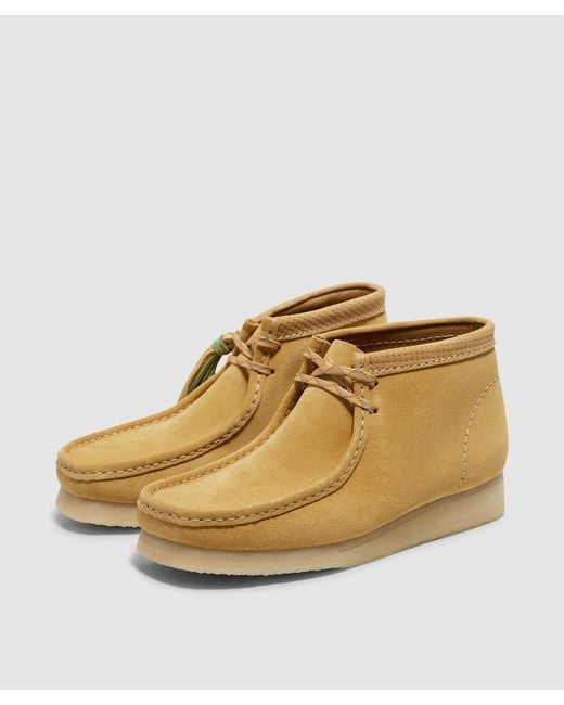 Clarks Natural Wallabee Boot for men