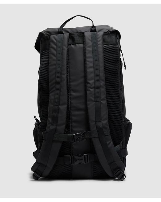 Elliker Black Wharfe Flap Over Backpack