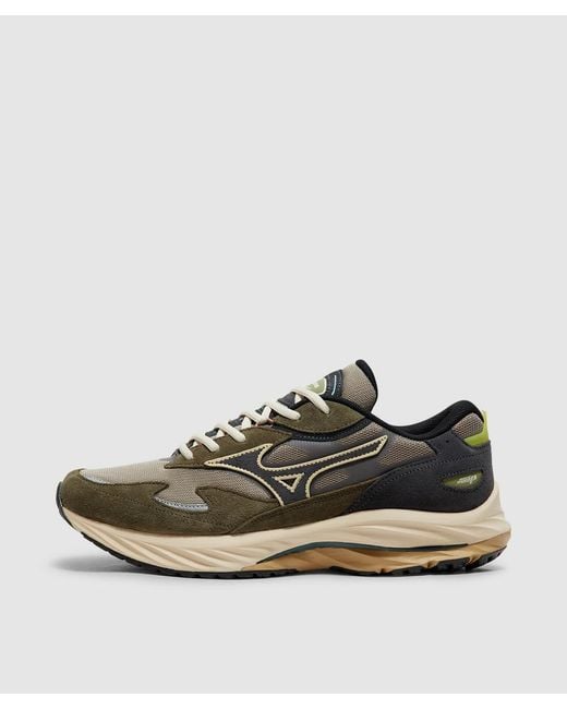 Mizuno Green Wave Rider Beta Sneaker (Vintage Khaki/ Sand/Grape Leaf for men