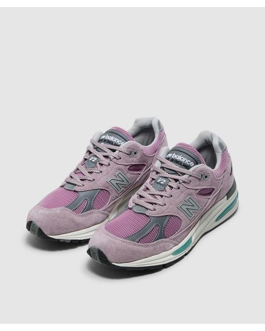 New Balance Purple Miuk 991V2 Sneaker (Polignac Toadstool for men