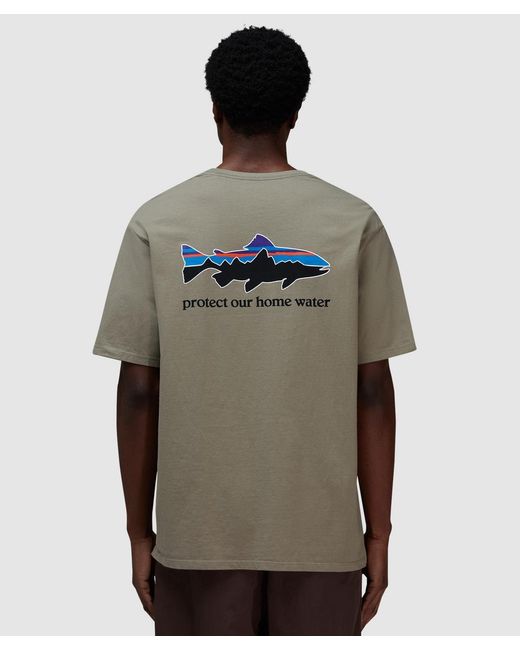 Patagonia Green Trout T-Shirt for men
