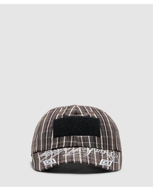 Umbro Black X Slam Jam Check Hazard Cap /Dark