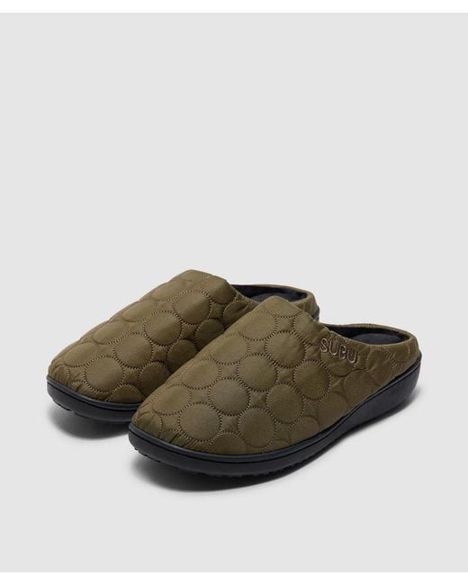 SUBU Brown Circle Slipper (Khaki