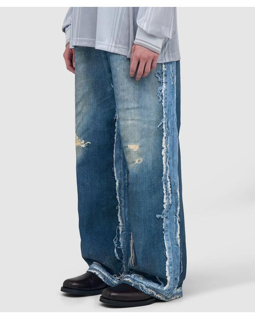 Acne Blue Trompe L�Oeil Jean (Mid for men