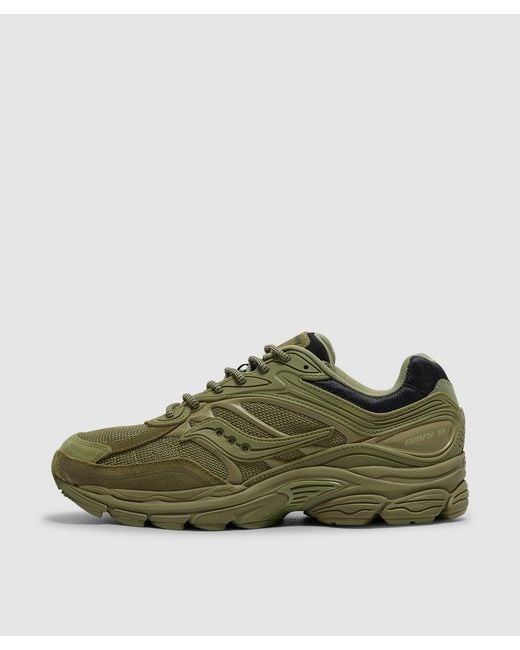 Saucony Green Progrid Omni 9 Sneaker for men