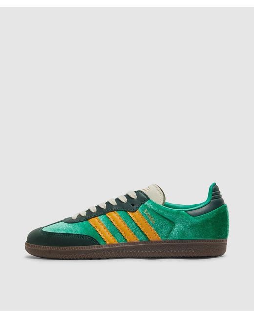 adidas Women's Green Samba Og Sneaker adidas Women's Green Samba Og Sneaker