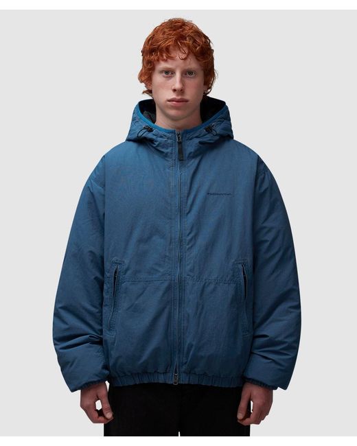 【thisisneverthat】 WashedDownPufferJacket thisisneverthat Washed Down Puffer Jacket in Blue for Men | Lyst