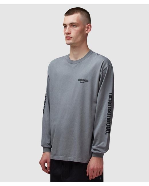 Neighborhood Gray Nh Ls-1 T-Shirt