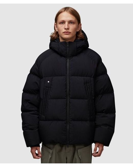 Y-3 Black Puffer Jacket for men