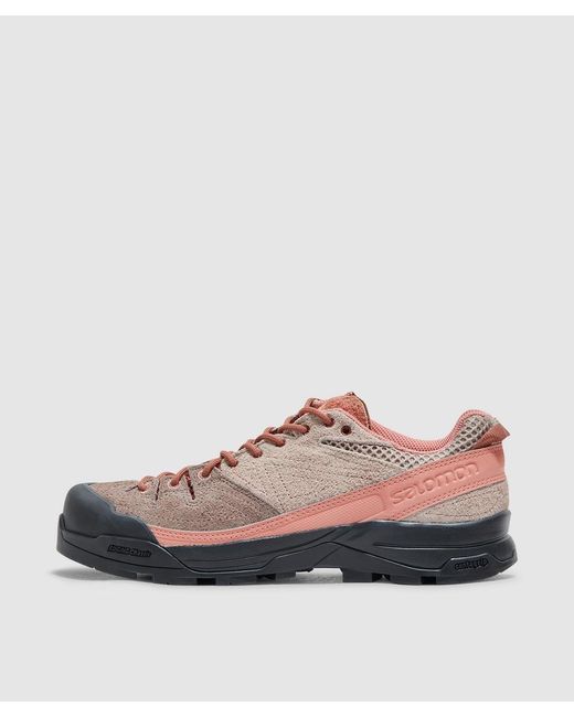 Salomon Lab Brown X-Alp Suede Sneaker for men