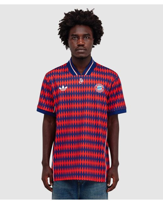 Adidas Red Bayern Muenchen Lf Fc Jersey Shirt /Dark for men