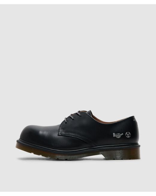 Dr. Martens Black X Slam Jam 1461 Steel Toe Shoe for men