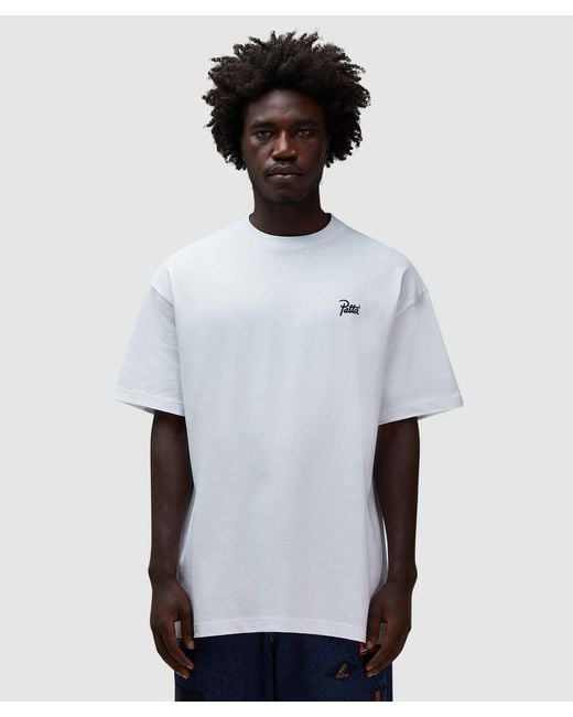 PATTA White Script Logo T-Shirt