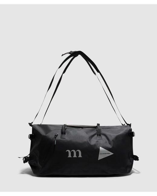 And Wander Black X Muraco Waterproof Boston Bag